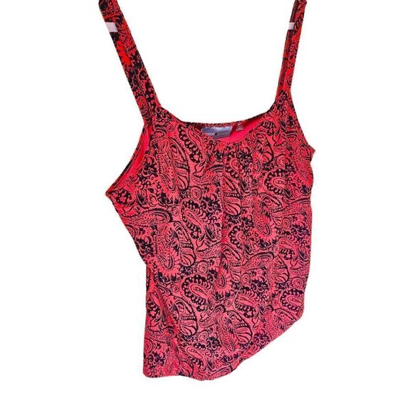 AVENUE STUDIO Plus Size Women's Paisly Print Tank Top - Picture 3 of 12